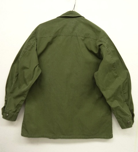 画像: 70'S アメリカ軍 US ARMY "JUNGLE FATIGUE 4th" リップストップ ファティーグジャケット M-SHORT (VINTAGE)