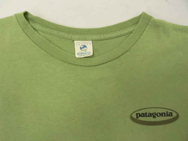 画像: 90'S PATAGONIA オーバルロゴ BENEFICIAL T'S 半袖Tシャツ USA製 (VINTAGE)