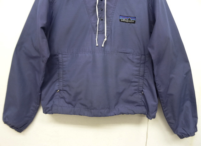 画像: 80'S PATAGONIA Rマーク無しデカタグ 初期 アノラックパーカー BLUE (VINTAGE)