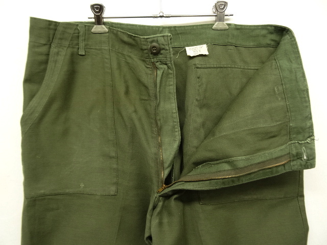 画像: 60'S アメリカ軍 US ARMY ベイカーパンツ W38L31 (VINTAGE)