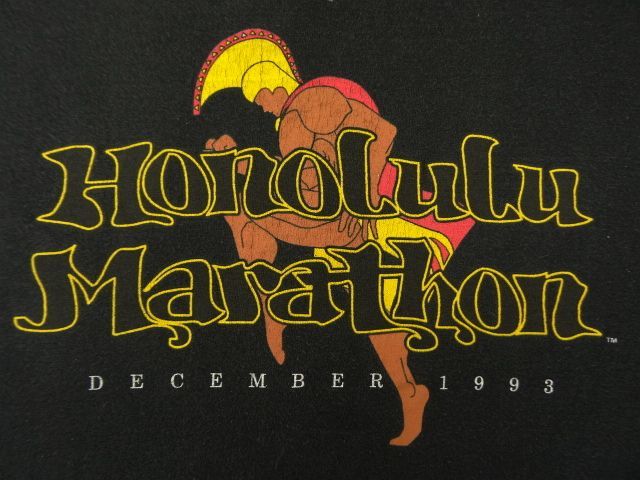 画像: 90'S NIKE "1993 HONOLULU MARATHON" 銀タグ Tシャツ USA製 (VINTAGE)