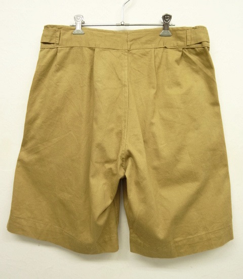 画像: 80'S イギリス軍 プリーツ入り グルカショーツ BEIGE (DEADSTOCK)