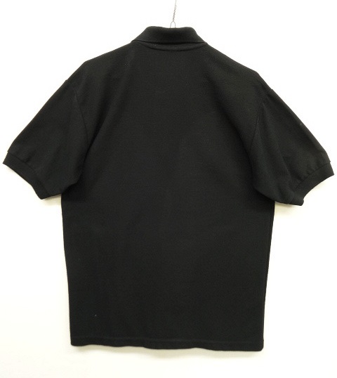 画像: 80'S CHEMISE LACOSTE ポロシャツ ブラック フランス製 (VINTAGE)