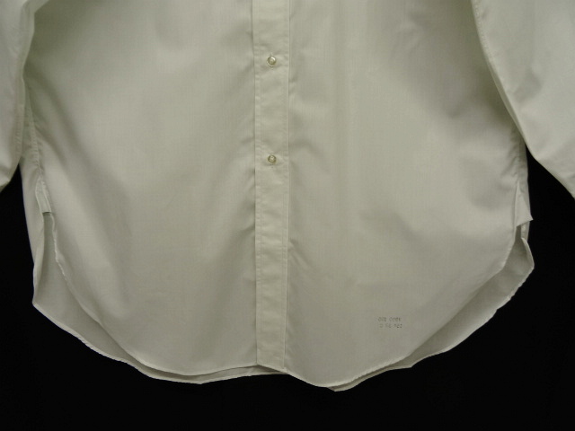 画像: 70'S BROOKS BROTHERS "6ボタン" マチ付き BDシャツ WHITE USA製 (DEADSTOCK)