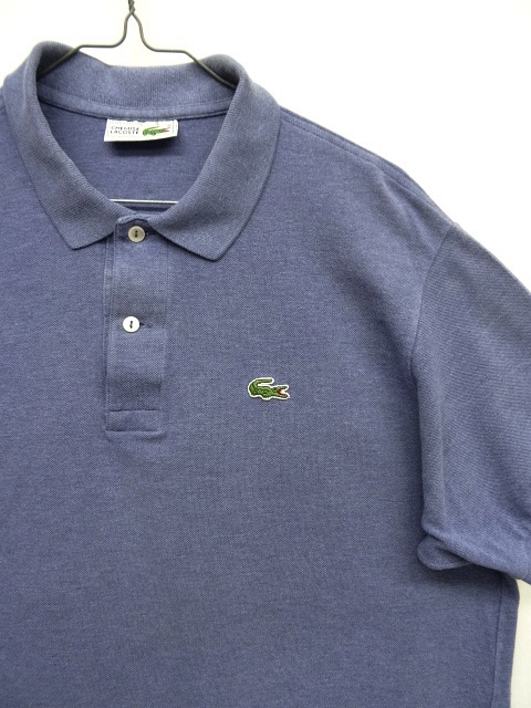 apt hoppe Bryde igennem nina de coito 埼玉県 志木 通販 80'S ヴィンテージ CHEMISE LACOSTE フレンチ ラコステ L1212 半袖  ポロシャツ フランス製 VINTAGE