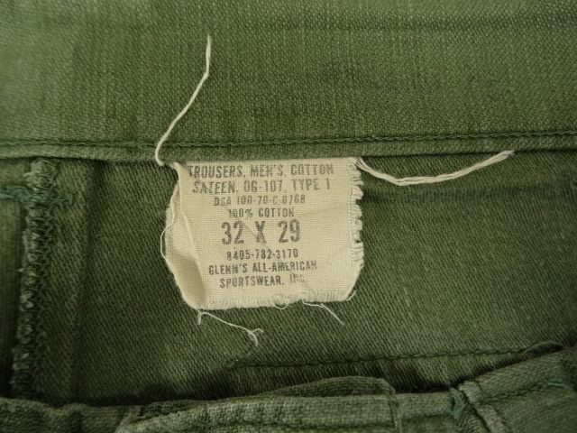 画像: 70'S アメリカ軍 US ARMY ベイカーパンツ W32L29 (VINTAGE)