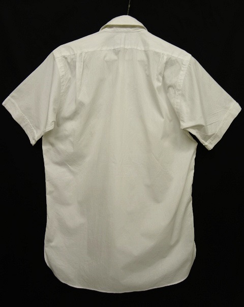 画像: 60'S EATON'S OF CANADA マチ付き 半袖 シャツ WHITE 日本製 (VINTAGE)