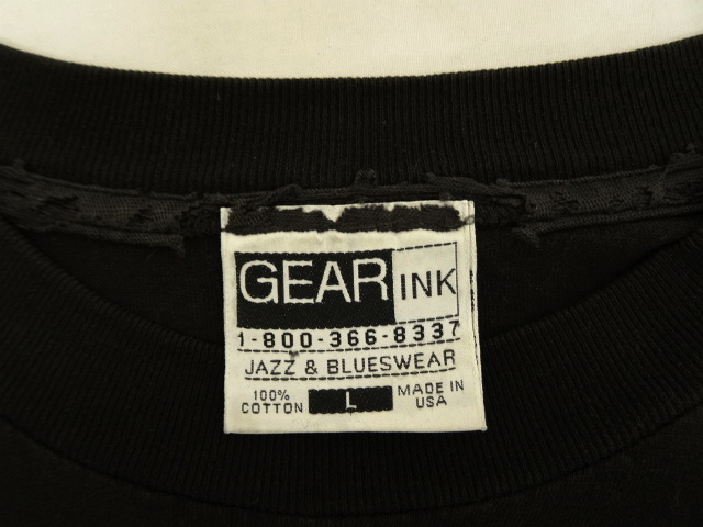 画像: 90'S JAMES BROWN "GEAR INC" Tシャツ BLACK USA製 (VINTAGE)
