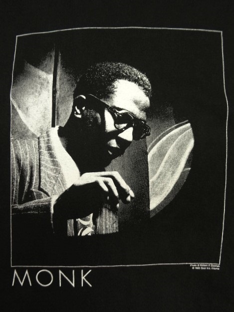 画像: 90'S THELONIOUS MONK "GEAR INC" Tシャツ BLACK (VINTAGE)