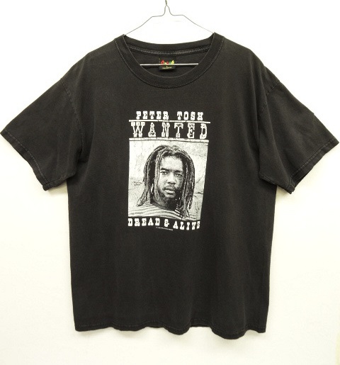 画像1: 90'S PETER TOSH "COOYAH製" 両面プリント Tシャツ USA製 (VINTAGE)