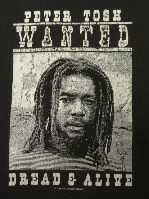 画像: 90'S PETER TOSH "COOYAH製" 両面プリント Tシャツ USA製 (VINTAGE)