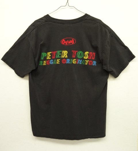 画像2: 90'S PETER TOSH "COOYAH製" 両面プリント Tシャツ USA製 (VINTAGE)