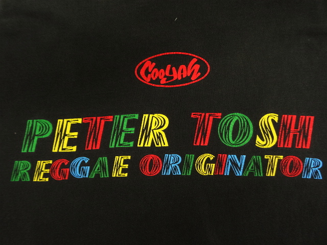 画像: 90'S PETER TOSH "COOYAH製" 両面プリント Tシャツ USA製 (VINTAGE)