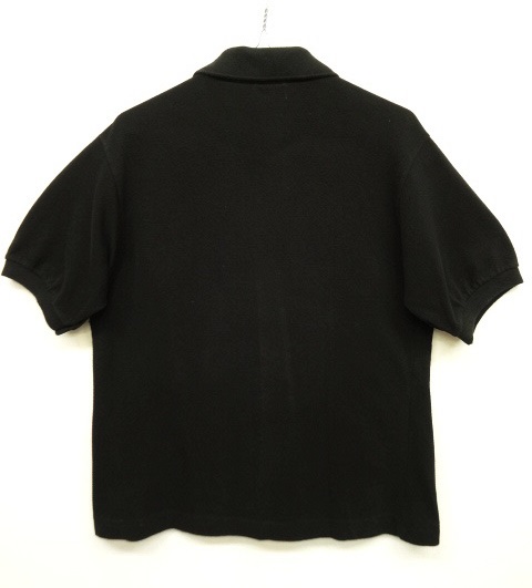 画像: 90'S CHEMISE LACOSTE ポロシャツ ブラック フランス製 (VINTAGE)