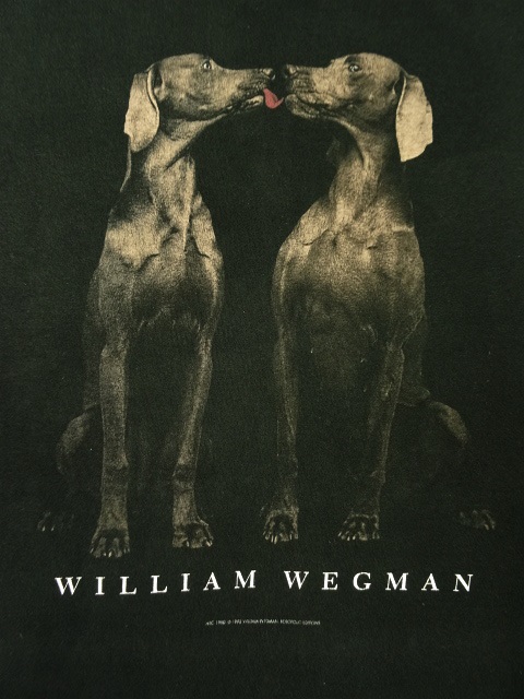画像: 90'S WILLIAM WEGMAN "ARC" FOTOFOLIO製 半袖Tシャツ USA製 (VINTAGE)