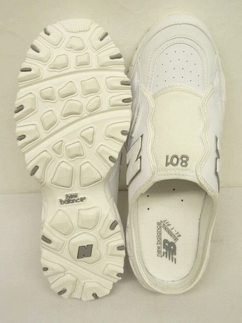 画像: NEW BALANCE 801 "ALL TERRAIN" オールレザー スリッポン WHITE (DEADSTOCK)