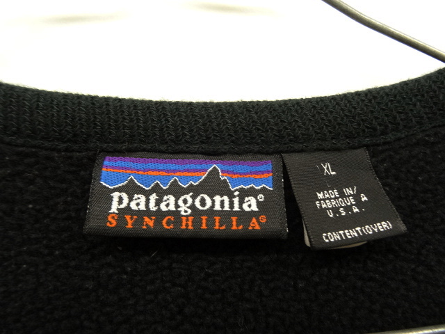 画像: 90'S PATAGONIA "SYNCHILLA" ボタン フリースベスト USA製 (VINTAGE)