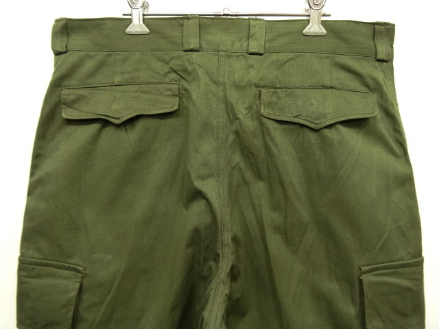 画像: 50'S フランス軍 M47 フィールドパンツ 後期型 OLIVE (DEADSTOCK)