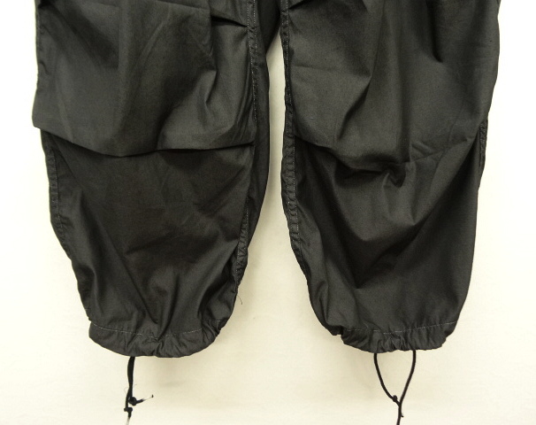 画像: 90'S アメリカ軍 US ARMY ポケット付き スノーカモ パンツ 後染め BLACK (DEADSTOCK)