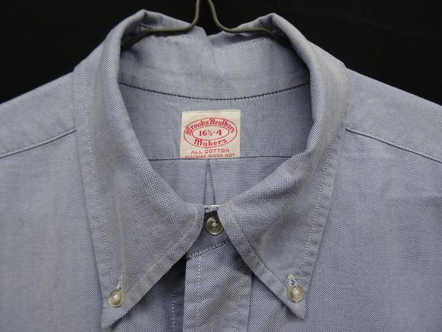 好評最新品 70s ヴィンテージ ブルックスブラザーズ ボタンダウンシャツ s xsの通販 by まなべ's shop｜ラクマ 