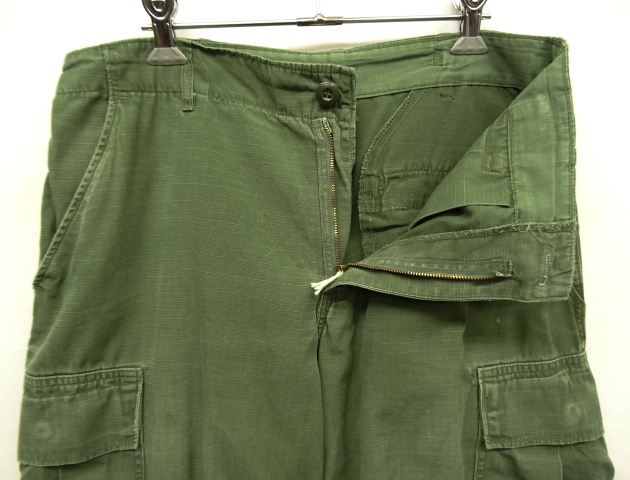 画像: 60'S アメリカ軍 US ARMY "JUNGLE FATIGUE 4th" カーゴパンツ S-SHORT (VINTAGE)