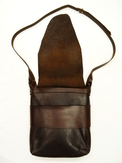 画像: FERNAND LEATHER "KELLY POUCH L" オールレザー ショルダーバッグ USA製 (USED)