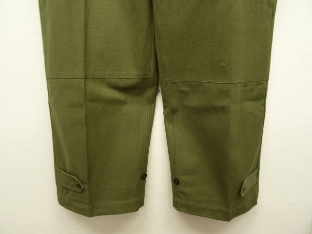 画像: 50'S フランス軍 M47 フィールドパンツ 前期型 OLIVE (DEADSTOCK)