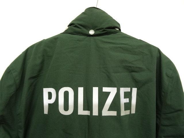 画像: ドイツ警察 "POLIZEI" フリースライナー付き GORE-TEX ジャケット ダークグリーン (VINTAGE)