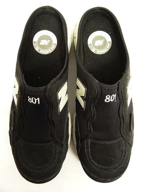 画像: NEW BALANCE 801 "ALL TERRAIN" スウェード スリッポン BLACK (USED)