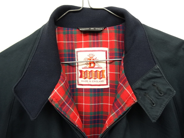 画像: BARACUTA G9 ハリントンジャケット DK NAVY イングランド製 (USED)