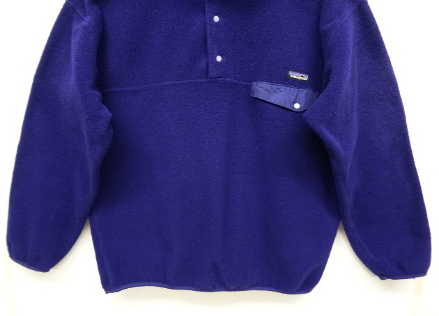 画像: 90'S PATAGONIA シンチラ スナップT フリースジャケット インクブルー USA製 (VINTAGE)