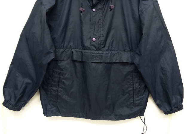 画像: 90'S J.CREW 旧タグ ナイロン アノラックパーカー NAVY (VINTAGE)