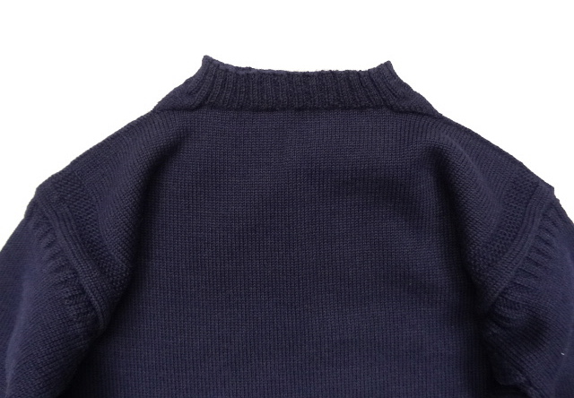 画像: 70'S LE TRICOTEUR ガンジーセーター NAVY (DEADSTOCK)