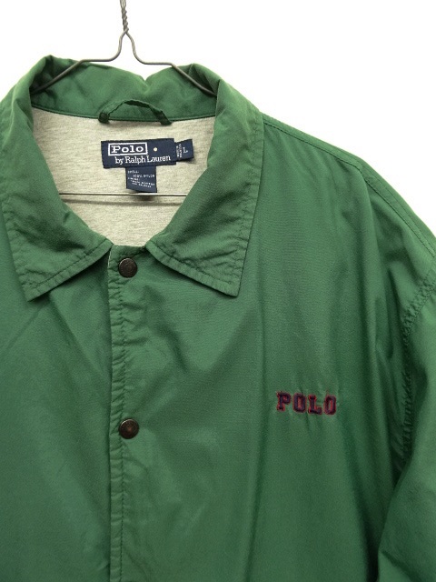 画像: 90'S RALPH LAUREN 裏地付き コーチジャケット (VINTAGE)