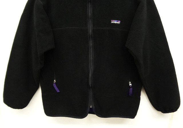 画像: 90'S PATAGONIA 雪無しタグ LIGHT-X 裏地PEF フリースジャケット BLACK USA製 (VINTAGE)