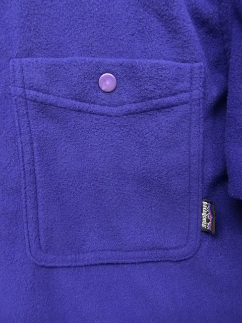 画像: 90'S PATAGONIA スナップボタン フリースシャツ パープル USA製 (VINTAGE)