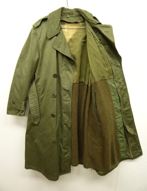 画像: 50'S アメリカ軍 US ARMY "M-1950" コットンサテン ライナー付き フィールドコート S-SHORT (VINTAGE)