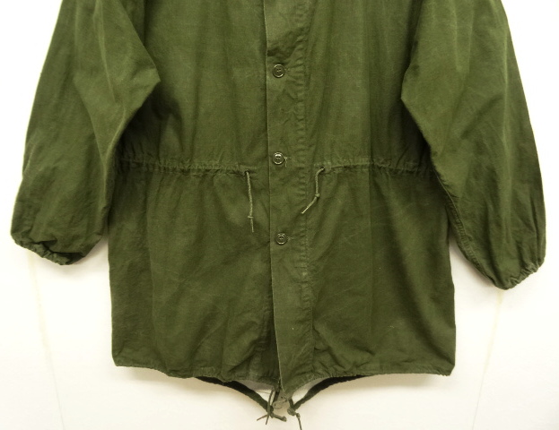 画像: 60'S アメリカ軍 US ARMY "GAS PROTECTIVE" フィッシュテールパーカー SMALL (VINTAGE)