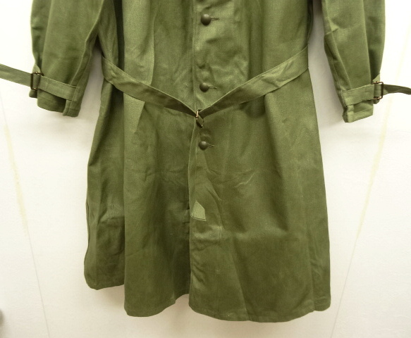 画像: 50'S フランス軍 モーターサイクルコート OLIVE (DEADSTOCK)