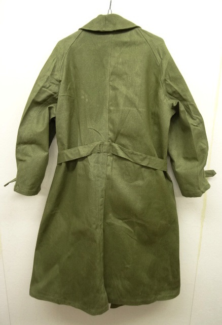 画像: 50'S フランス軍 モーターサイクルコート OLIVE (DEADSTOCK)