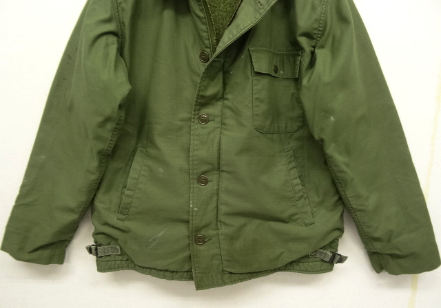 画像: 80'S アメリカ軍 US NAVY "A-2" バックステンシル入り デッキジャケット (VINTAGE)