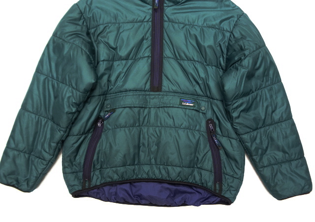 画像: 90'S LL Bean プリマロフト ハーフジップ フード付きジャケット USA製 (VINTAGE)