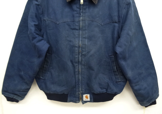 画像: 80'S CARHARTT 裏地キルティング ダック ジャケット NAVY USA製 (VINTAGE)