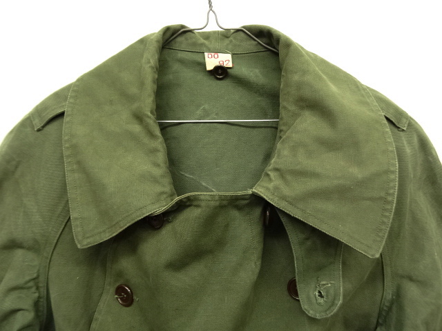 画像: 40'S フランス軍 M38 モーターサイクルダブルジャケット OLIVE (VINTAGE)