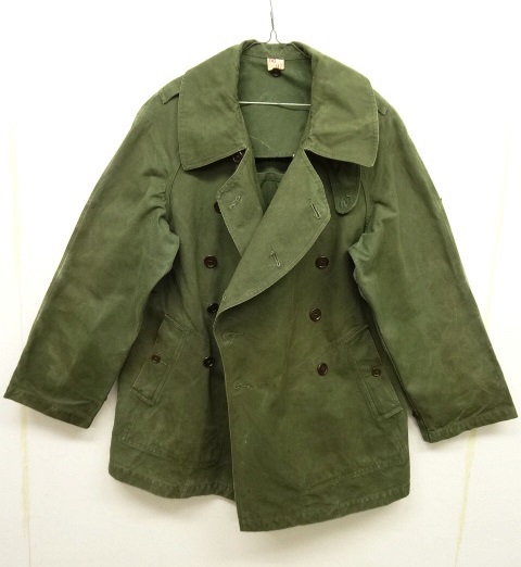 画像: 40'S フランス軍 M38 モーターサイクルダブルジャケット OLIVE (VINTAGE)