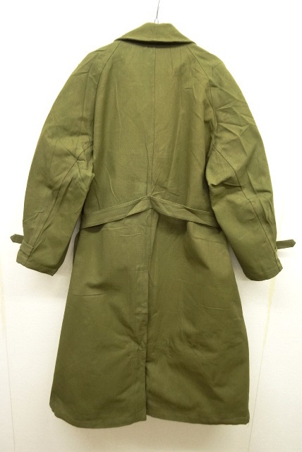 画像: 50'S フランス軍 モーターサイクルコート KHAKI (DEADSTOCK)