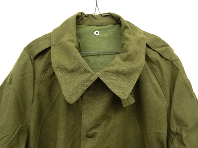 画像: 50'S フランス軍 モーターサイクルコート KHAKI (DEADSTOCK)