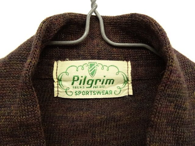 画像: 50'S PILGRIM SPORTSWEAR ウール カーディガン (DEADSTOCK)