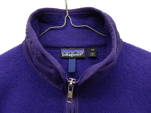 画像: 90'S PATAGONIA 旧タグ フリース ジップジャケット パープル USA製 (VINTAGE)