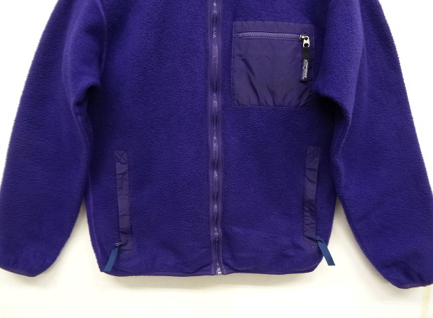 画像: 90'S PATAGONIA 旧タグ フリース ジップジャケット パープル USA製 (VINTAGE)